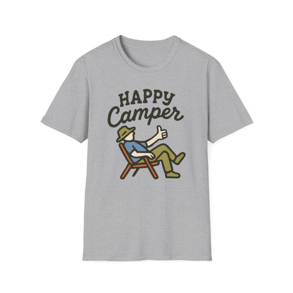 Happy Camper Relaxed Illustration T-Shirt