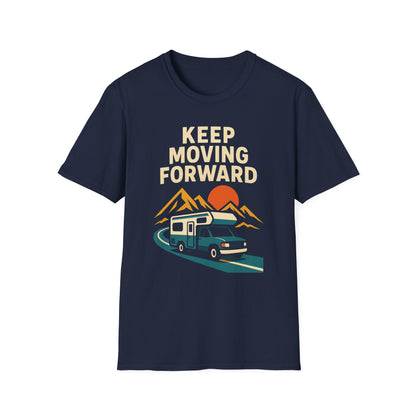 Keep Moving Forward Illustration T-Shirt