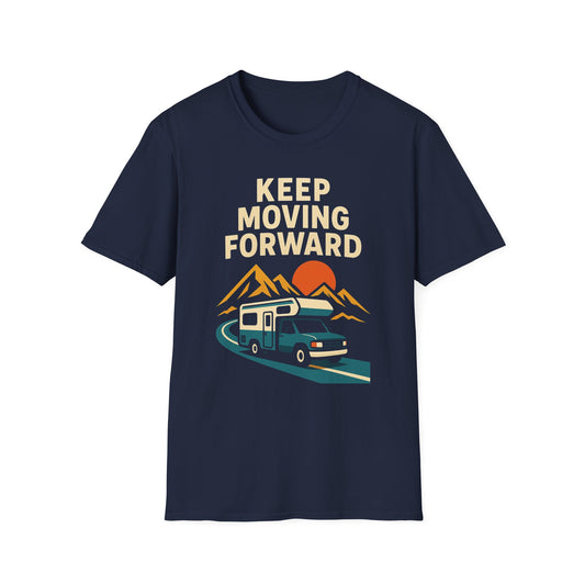 Keep Moving Forward Illustration T-Shirt