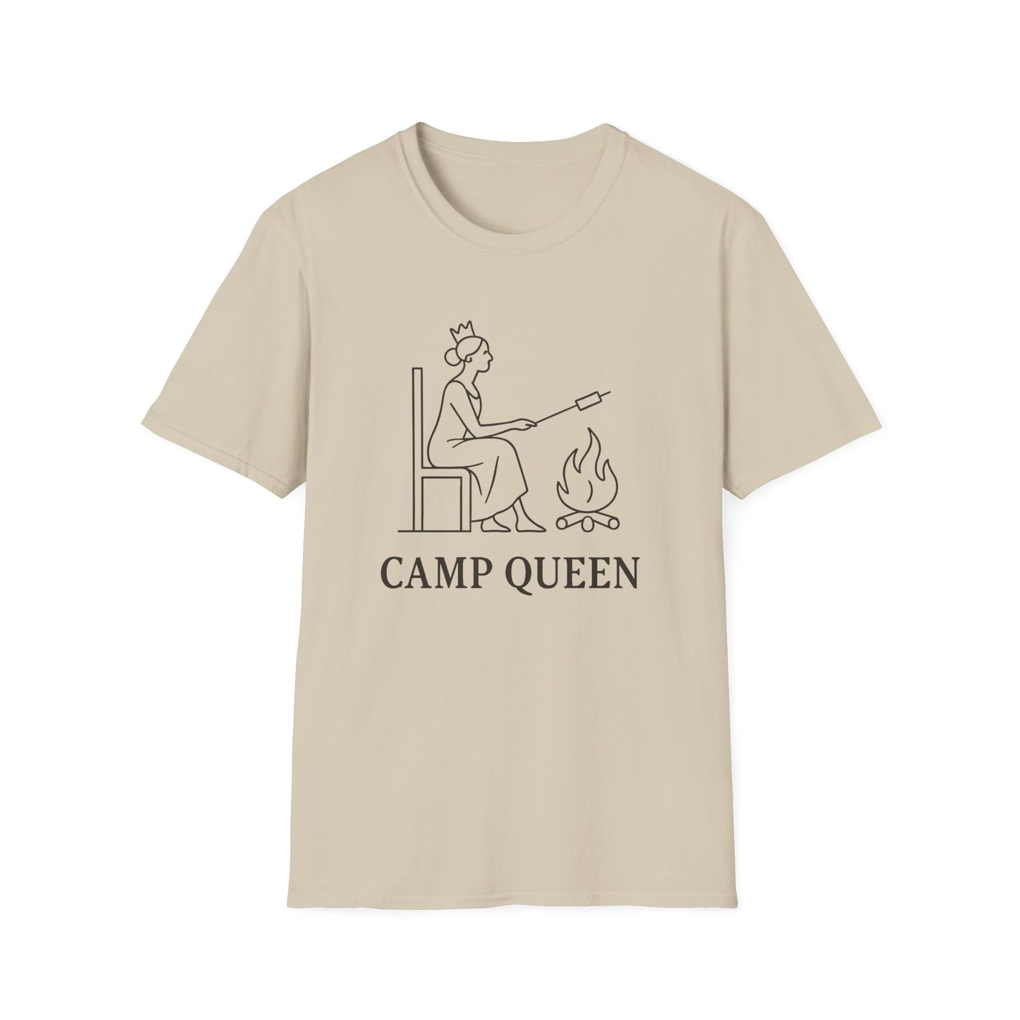 Camp Queen Line Art T-Shirt