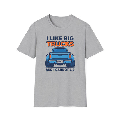I Like Big Trucks Cartoon T-Shirt