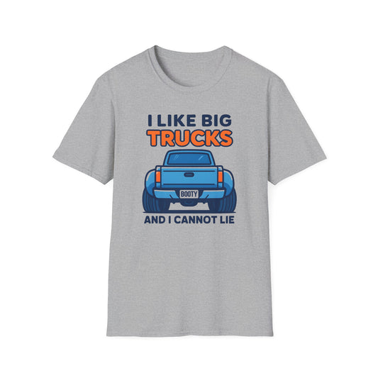 I Like Big Trucks Cartoon T-Shirt
