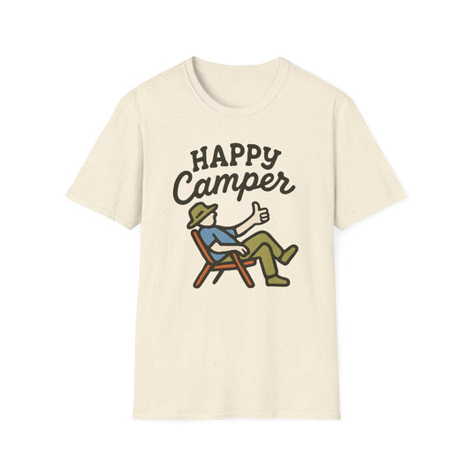 Happy Camper Relaxed Illustration T-Shirt