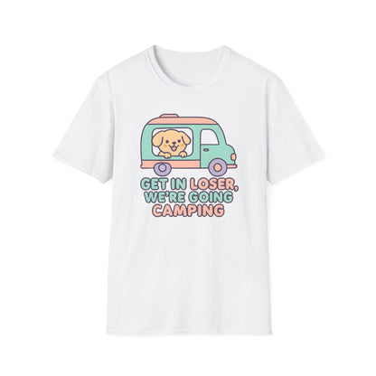 Puppy Get In Going Camping Kawaii T-Shirt