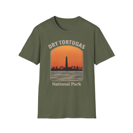 Dry Tortugas National Park Vintage Sunset T-Shirt