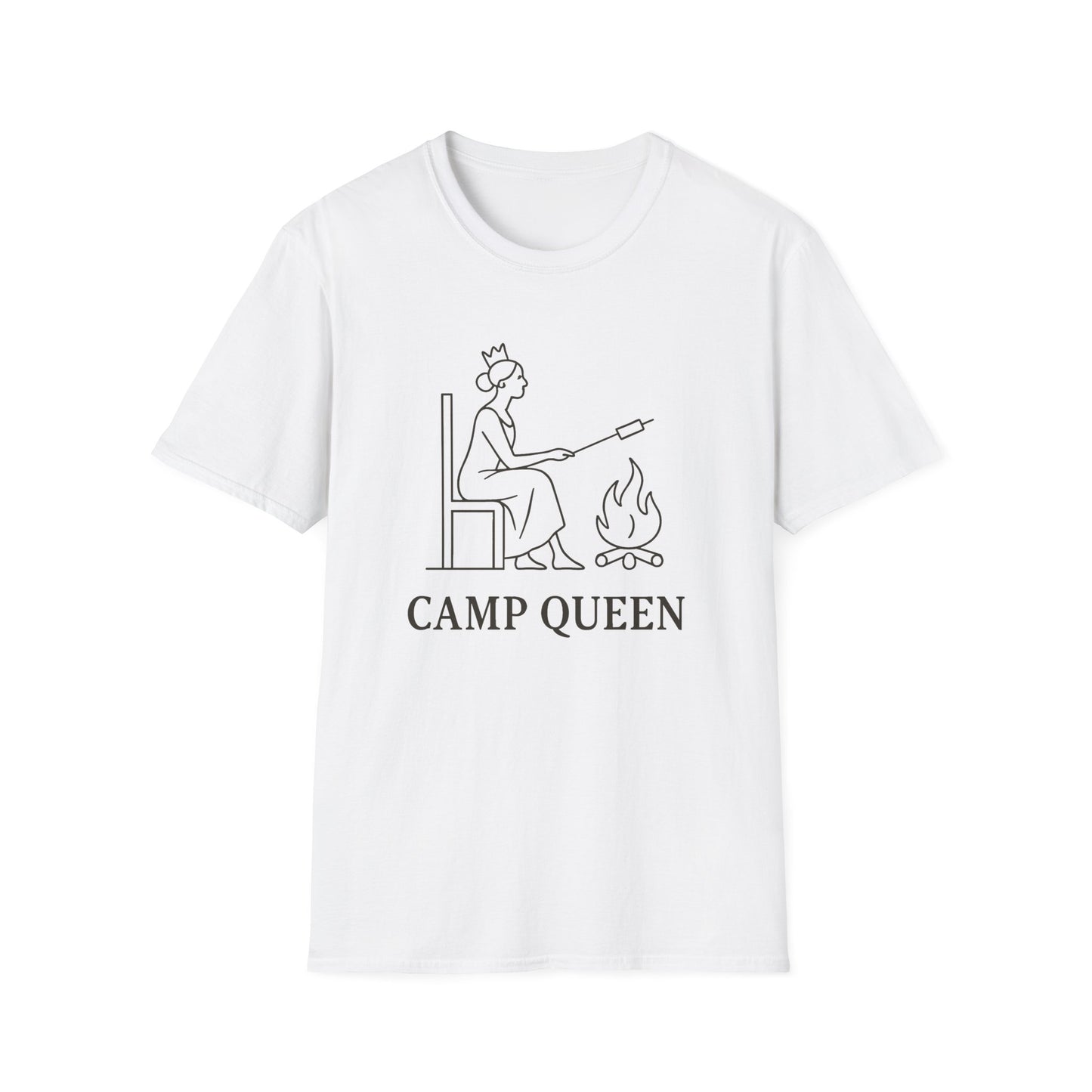 Camp Queen Line Art T-Shirt