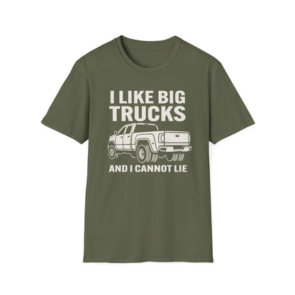 I Like Big Trucks Bold T-Shirt
