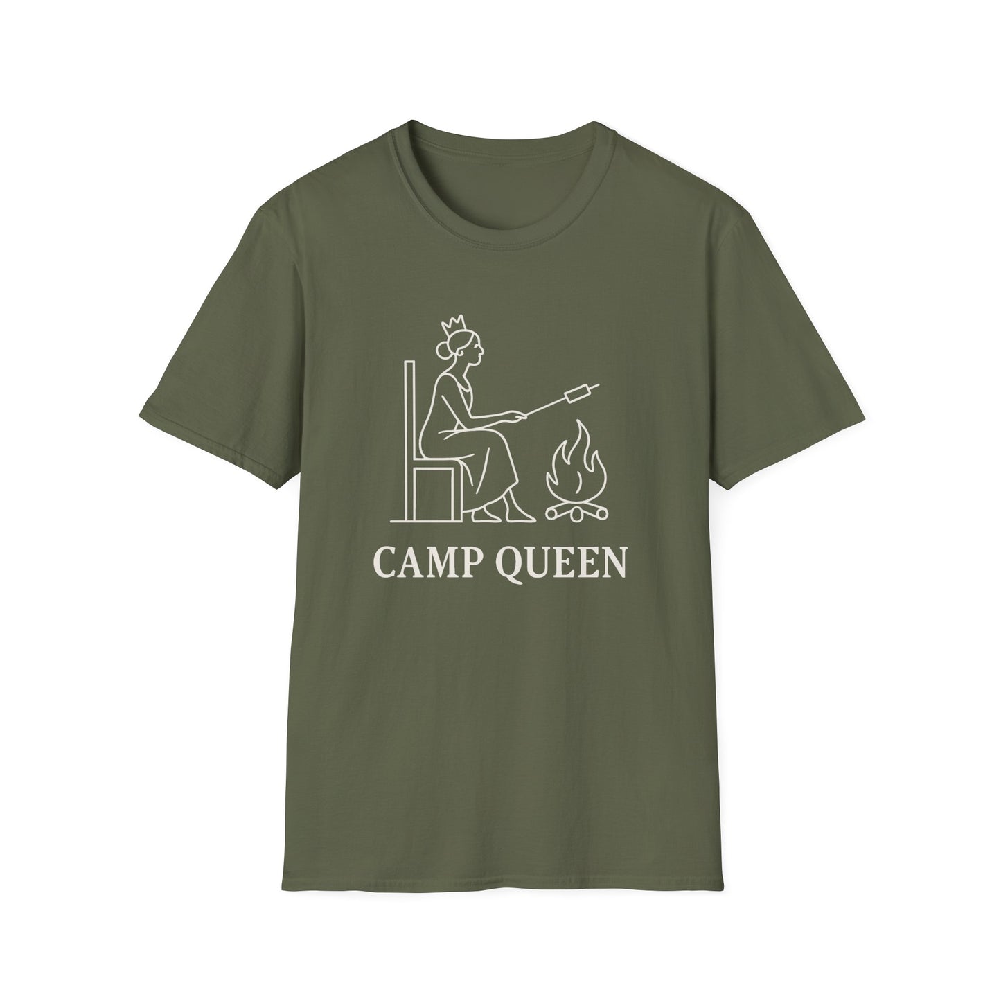 Camp Queen Line Art T-Shirt