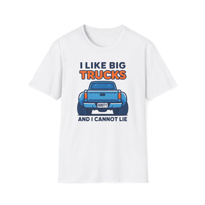 I Like Big Trucks Cartoon T-Shirt