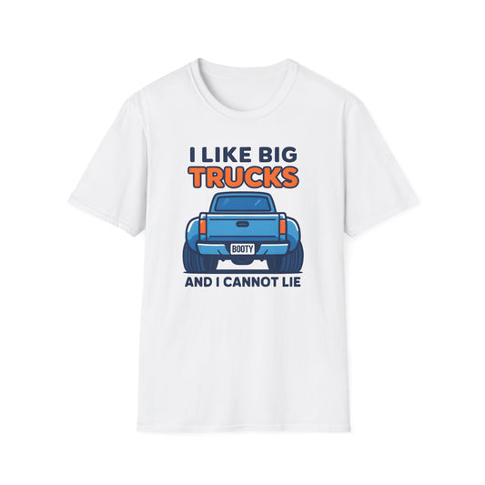 I Like Big Trucks Cartoon T-Shirt
