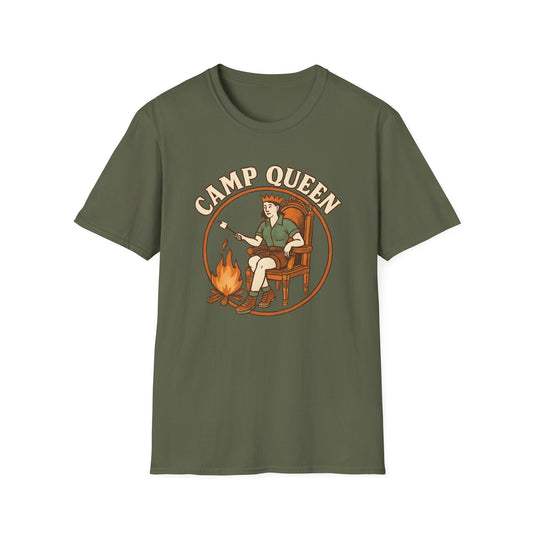 Camp Queen Illustration T-Shirt