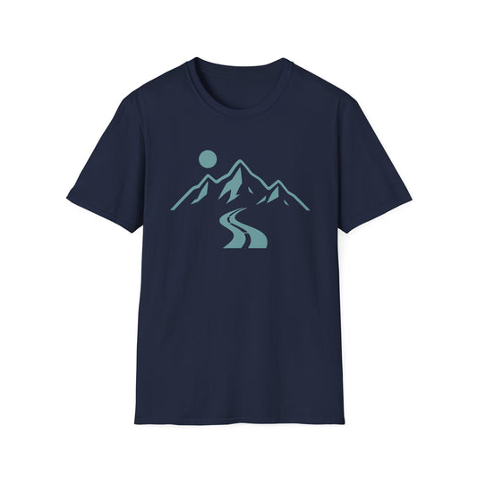 Road to Mountain Peaks Bold T-Shirt