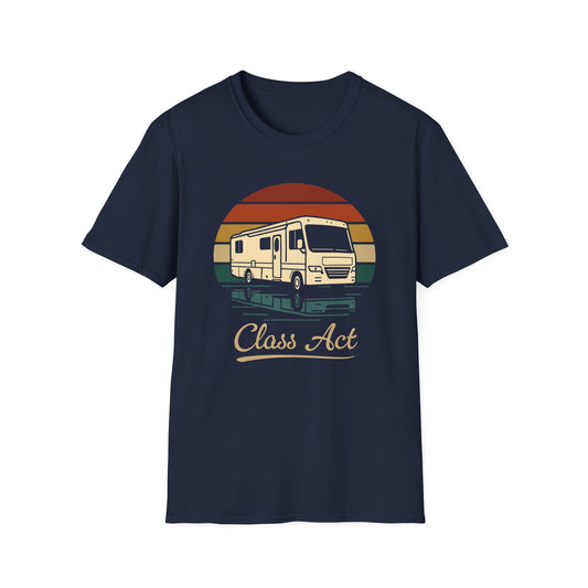 Class Act Motorhome Retro Sunset T-Shirt