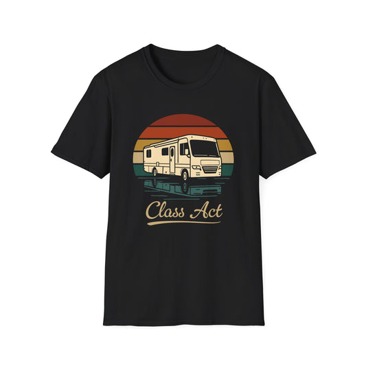 Class Act Motorhome Retro Sunset T-Shirt