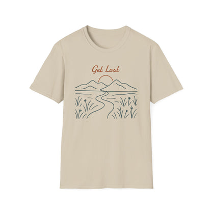 Get Lost Line Art T-Shirt