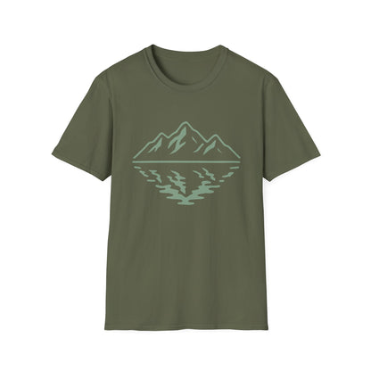 Mountain Reflection Bold Dark T-Shirt