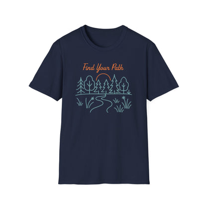 Find Your Path Line Art T-Shirt