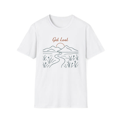 Get Lost Line Art T-Shirt