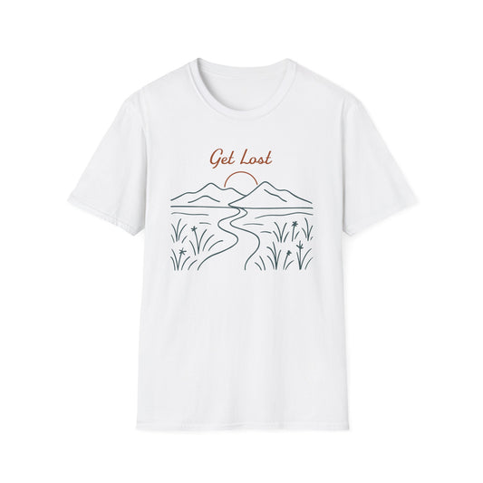Get Lost Line Art T-Shirt