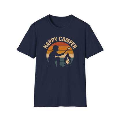 Happy Camper Campfire Vintage T-Shirt