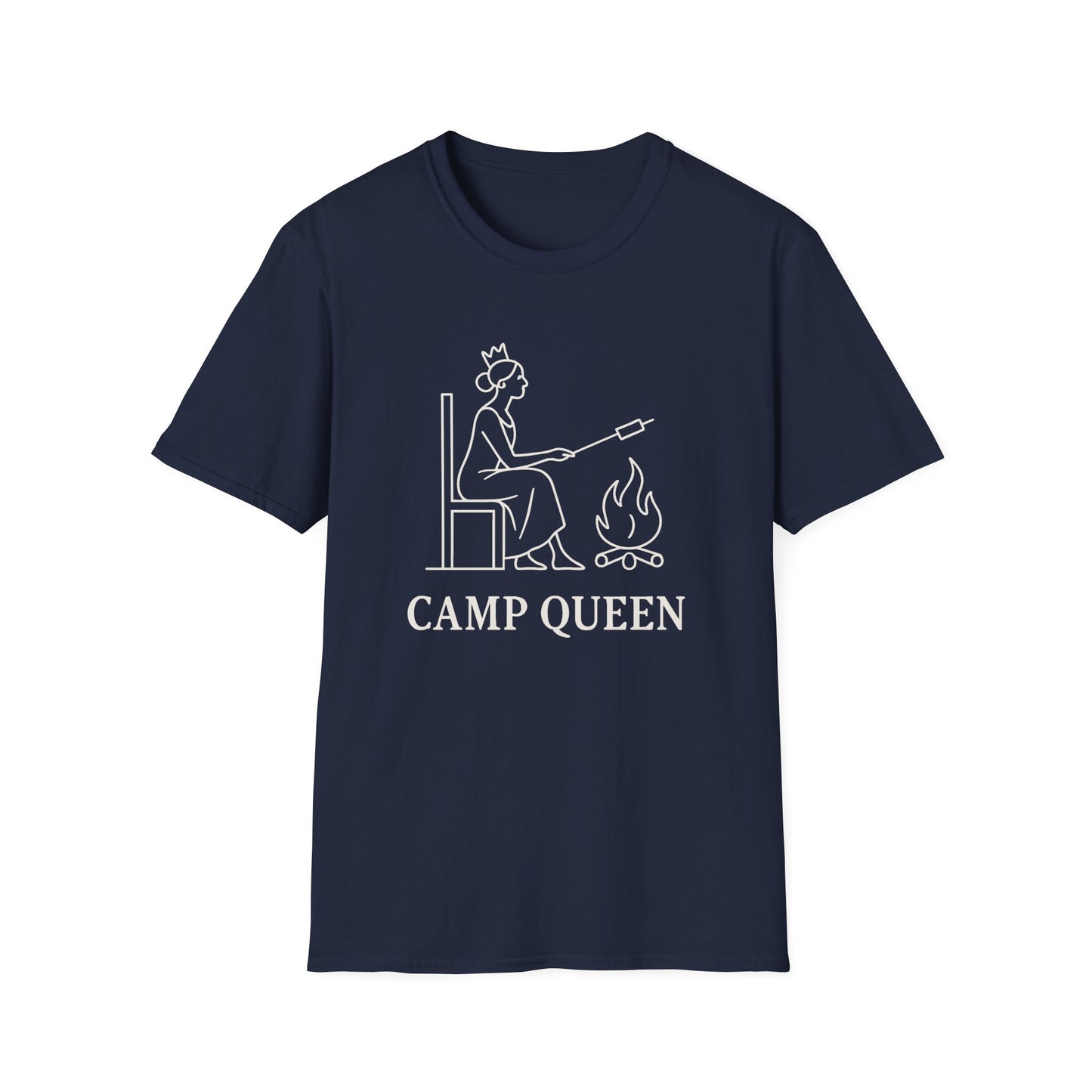 Camp Queen Line Art T-Shirt